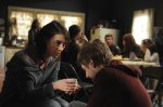 DOLLHOUSE:  Adelle (Olivia Williams, L) comforts Topher (Fran Kranz, R) in the DOLLHOUSE series finale episode "Epitaph Two:  Return" airing Friday,  Jan. 22 (9:00-10:00 PM ET/PT) on FOX.  ©2010 Fox Broadcasting Co.  Cr:  Richard Foreman/FOX