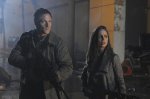 DOLLHOUSE:  Echo (Eliza Dushku, R) and Paul (Tahmoh Penikett, L) attempt to restore order to a devastated future world in the DOLLHOUSE series finale episode "Epitaph Two:  Return" airing Friday,  Jan. 22 (9:00-10:00 PM ET/PT) on FOX.  ©2010 Fox Broadcasting Co.  Cr:  Michael Yarish/FOX