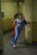 DOLLHOUSE:  Echo's (Eliza Dushku, R)    multiple personalities lead her to prison where she helps an inmate (Ana Claudia Talancon, L) in the "Meet Jane Doe/A Love Supreme" episode of DOLLHOUSE airing Friday, Dec. 11 (8:00-10:00 PM ET/PT) on FOX.   ©2009 Fox Broadcasting Co.  Cr:  Richard Foreman/FOX