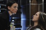 DOLLHOUSE:  Adelle (Olivia Williams, L) has plans for Echo (Eliza Dushku, R) in the "Meet Jane Doe/A Love Supreme" episode of DOLLHOUSE airing Friday, Dec. 11 (8:00-10:00 PM ET/PT) on FOX.  ©2009 Fox Broadcasting Co.  Cr:  Richard Foreman/FOX
