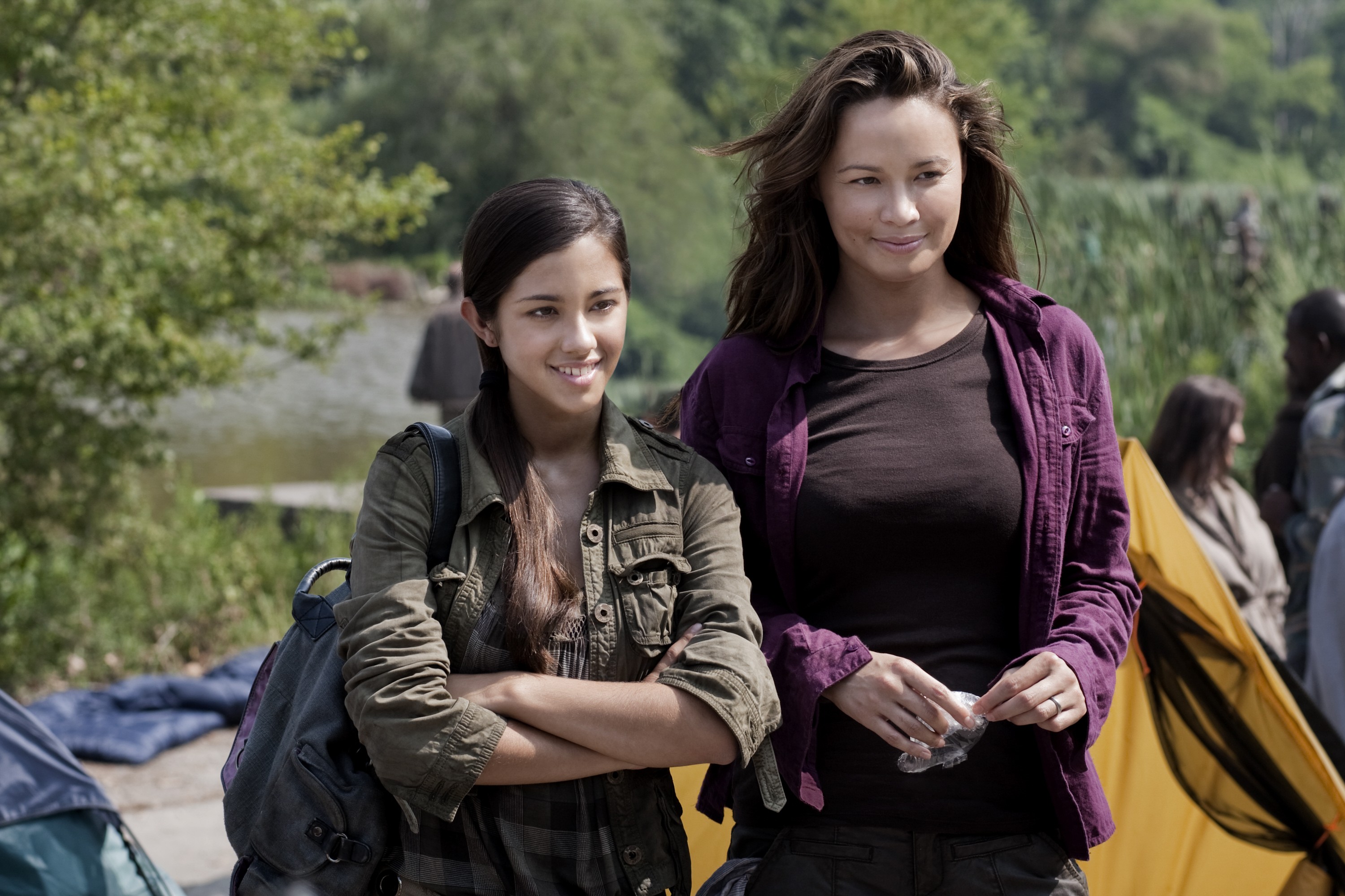 Moon Bloodgood in Falling Skies...