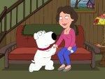 FAMILY GUY: When Brian's romance with an older woman gets serious, he becomes the laughingstock of the family,  in the "Brian's Got a Brand New Bag," episode of FAMILY GUY airing Sunday, Nov. 8 (8:00-8:30 PM ET/PT) on FOX.  FAMILY GUY ™ and © 2009 TTCFFC ALL RIGHTS RESERVED.