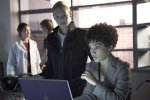 FRINGE: Olivia (Anna Torv, L) and Astrid (Jasika Nicole, R) investigate a kidnapping that rapidly escalates into a hostage situation in New York and discover that an unknowable force has mind-blowing consequences in the FRINGE episode "Of Human Action" airing Thursday, Nov. 12 (9:00-10:00 PM ET/PT) on FOX. CR: Liane Hentscher/FOX