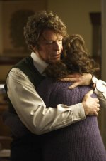 FRINGE: Walter (John Noble) flashes back to 1985 in the FRINGE episode "Peter" airing Thursday, April 1 (9:00-10:00 PM ET/PT) on FOX. Also pictured: Orla Brady ©2010 Fox Broadcasting Co. CR: Liane Hentscher/FOX