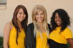 GLEE: Former SO YOU THINK YOU CAN DANCE Season Four contestants Katee Shean (L), Kherington Payne (C), and Comfort Fedoke (R) guest star as rival glee club members in the "Hairography" episode airing Wednesday, Nov. 25 (9:00-10:00 PM ET/PT) on FOX. ©2009 Fox Broadcasting Co. Cr: Michael Yarish/FOX